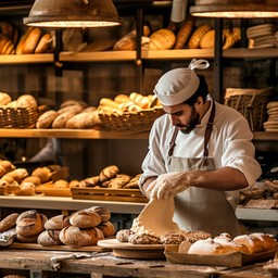 Free Baker At Work Image - Baker, Bakery, Bread | Download at StockCake
