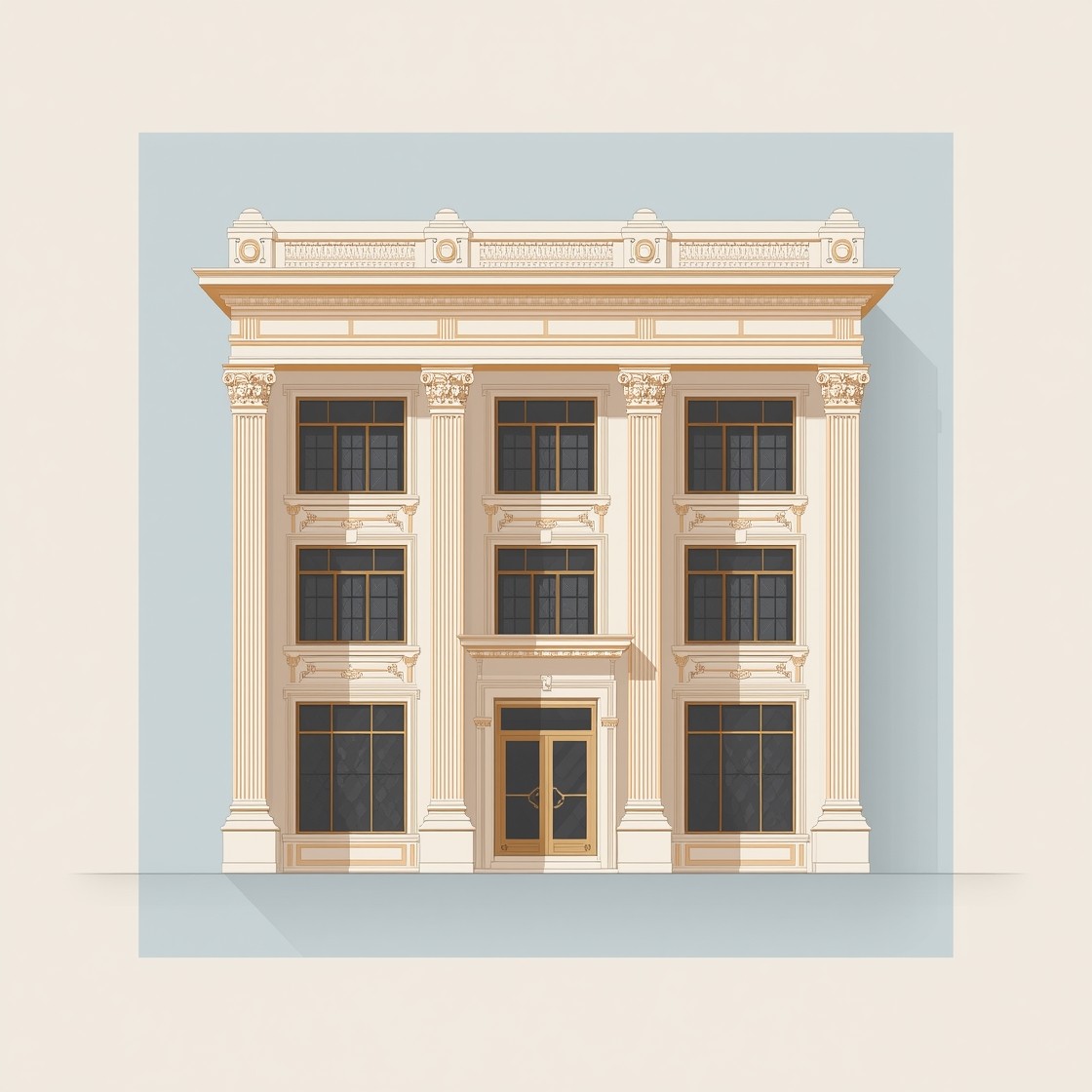 Free Elegant Neoclassical Architecture Image - Architecture ...