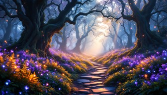 Free Enchanted Forest Pathway Image - Forest, Enchanted, Magical ...