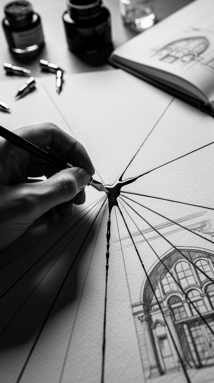 Free Drawing Perspective Lines Image - Drawing, Perspective, Ink ...
