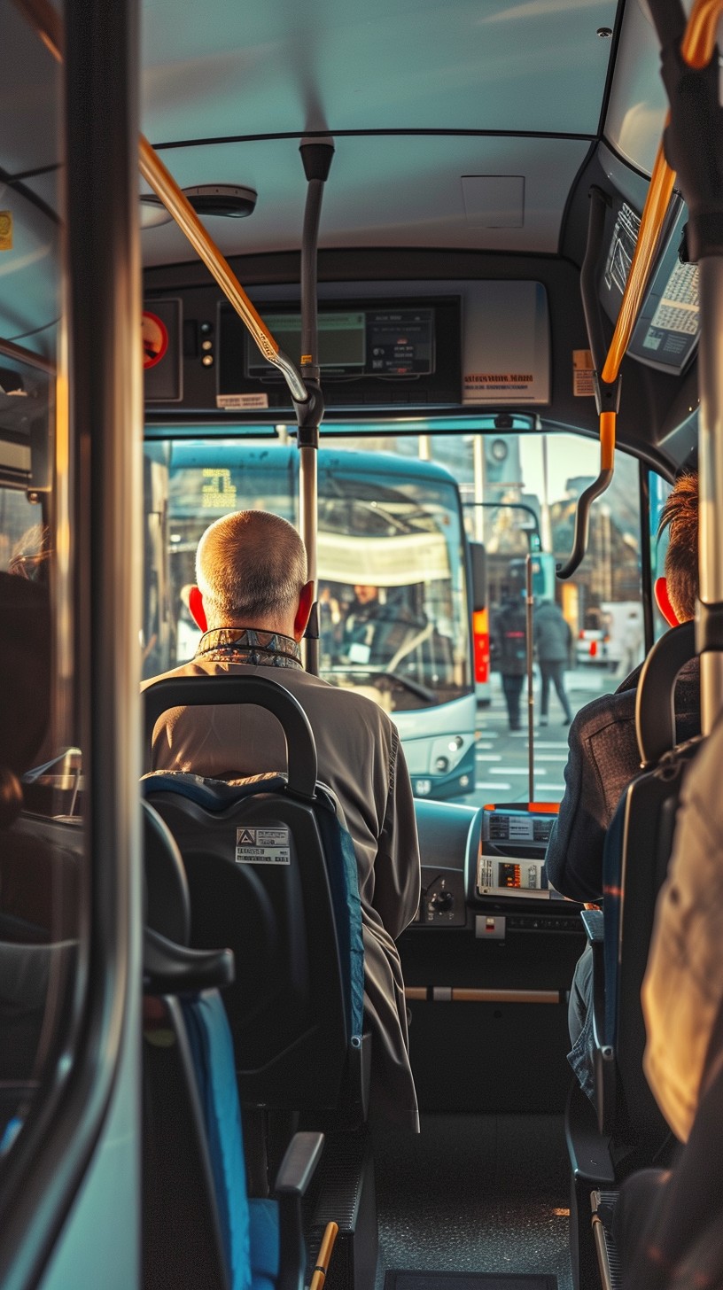 Free Bus Ride View Photo - Bus, Travel, Commuting | Download at StockCake