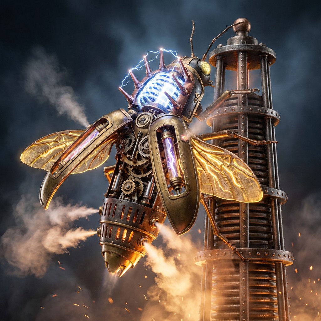 Free Steampunk Mechanical Firefly Image - Steampunk, Mechanical ...