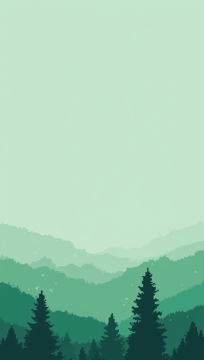 Download Pixelated Forest Gradient Image - Pixel, Forest, Green | StockCake