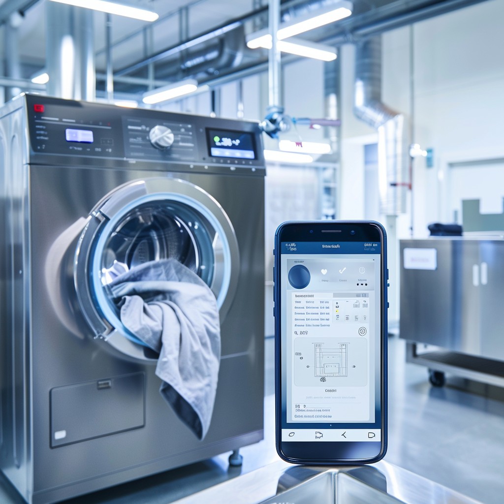 Free Smart Laundry Setup Image - Laundry, Technology, Smartphone ...