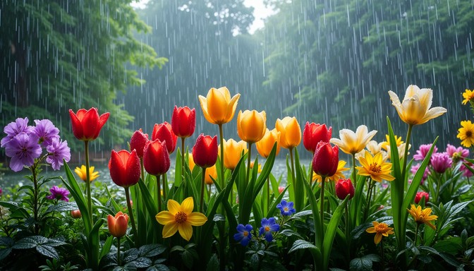 Free Rainy Black Roses Image - Roses, Rain, Black | Download at StockCake