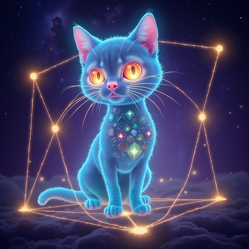Free Celestial Cat Spirit Image - Cosmic, Cat, Ethereal | Download at ...