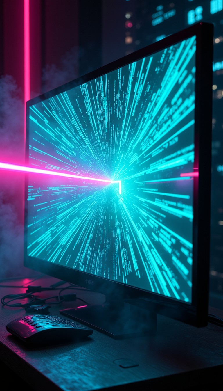 Free Neon Digital Explosion Image - Cyberpunk, Cyan, Digital | Download ...