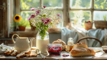 High Rustic Breakfast Table Free Rustic breakfast table Image - Rustic, Breakfast, Kitchen ...