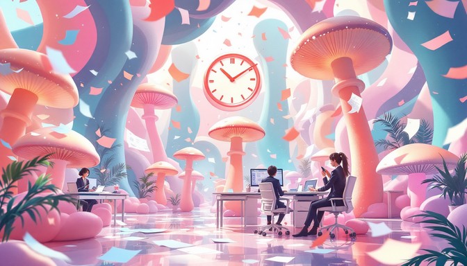 Free Magical Office Wonderland Image - Anime, Surreal, Office ...