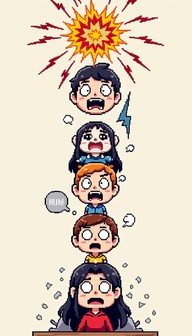 Free Pixel Panic Sequence Image - Pixel, Cartoon, Explosion | Download ...