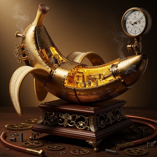 Free Steampunk Mechanical Banana Image - Steampunk, Mechanical, Banana ...