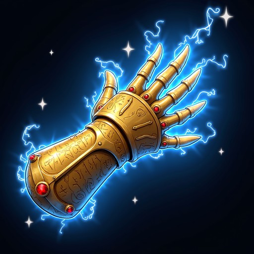 Magic Gun Let Free Power-Charged Gauntlet Image - Armored, Magical, Cyan | Download ...