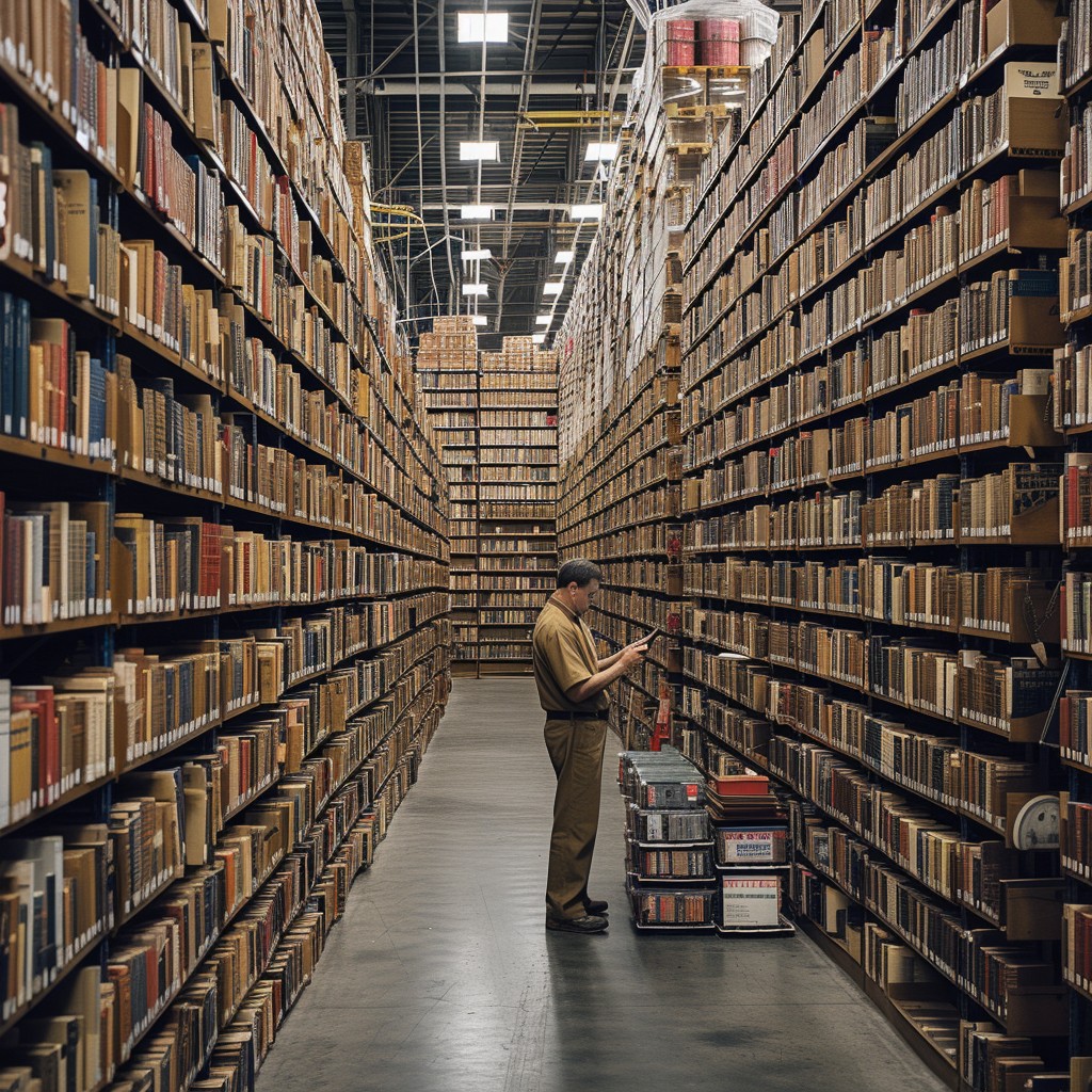 Shelf Check Free Warehouse Inventory Check Image - Warehouse, Worker, Shelves ...