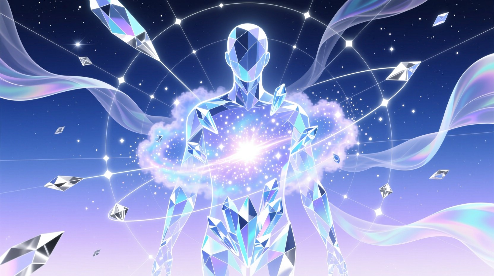 Free Luminous Celestial Being Image - Ethereal, Crystalline, Cosmic ...