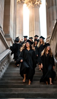 Grad Step Up Free Graduates Ascending Steps Image - Graduation, Commencement ...