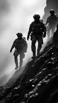 Free Soldiers Ascending Darkness Image - Military, Combat, Tactical ...