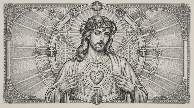 Jesus Geometric Free Sacred Geometric Jesus Image - Jesus, Christ, Sacred | Download at ...