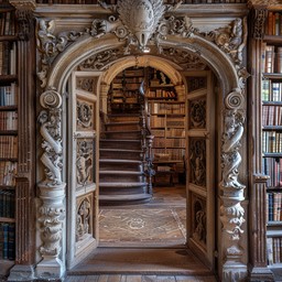 Free Ornate Library Entrance Image - Library, Books, Doorway | Download ...
