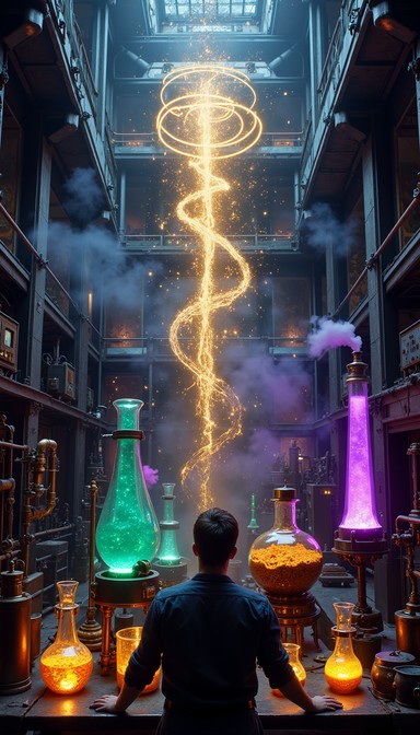 Free Mystical Alchemical Laboratory Image - Alchemy, Potions, Magical ...