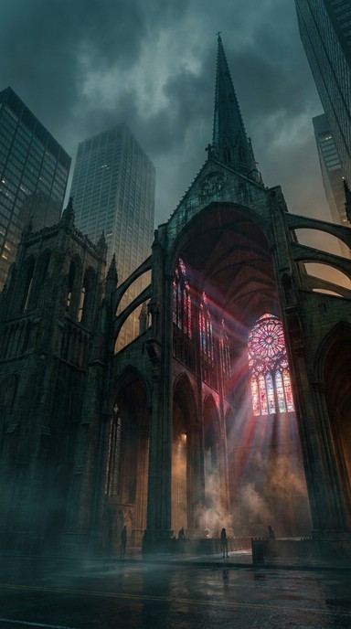 Free Gothic Cathedral Rising Image - Gothic, Cathedral, Spires ...