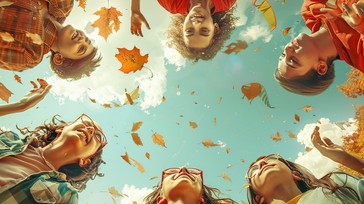 Free Autumn Friends Gathering Image - Autumn, Friends, Leaves ...