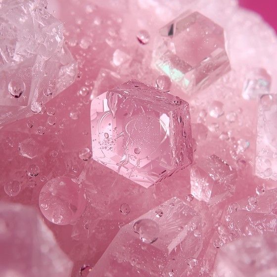 Translucent Pink Crystal Free Pink Crystal Flow Image - Crystal, Geometric, Abstract | Download ...