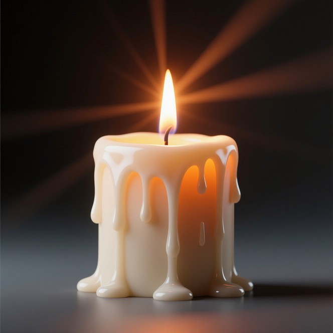 Free Glowing Candle Light Image - Candle, 3d, Illustration | Download ...