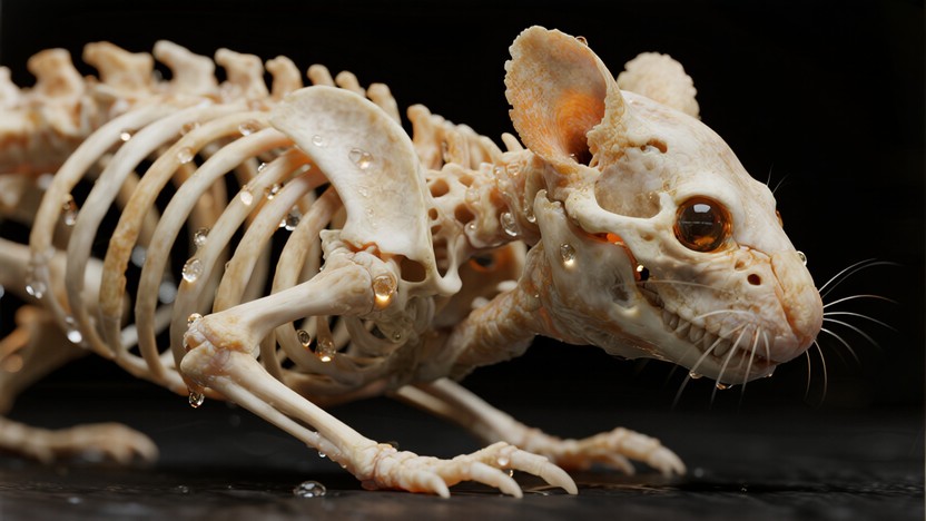 Rodent Foot Skeleton Free Delicate Bone Architecture Image - Skeleton, Rodent, Bones ...