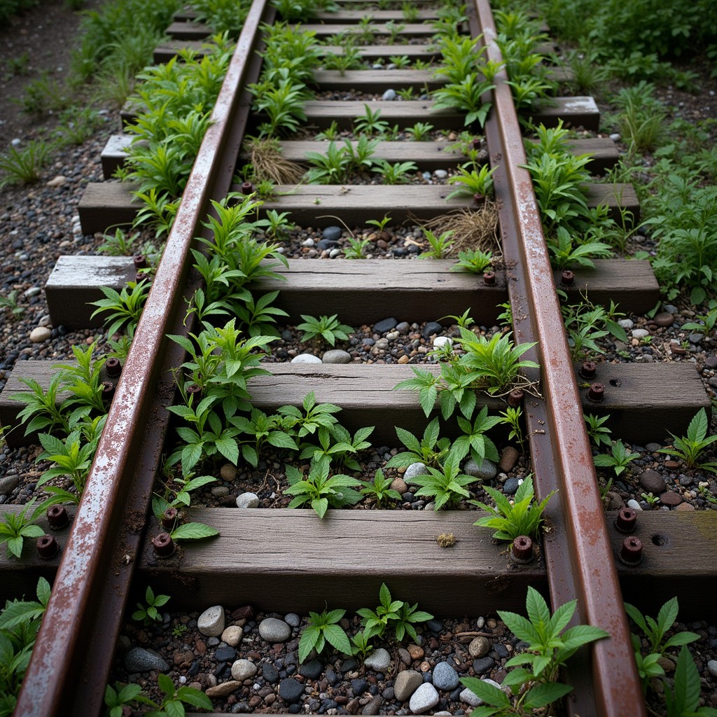 Endangered Rails Free Nature Reclaims Rails Image - Abandoned, Railway, Tracks ...