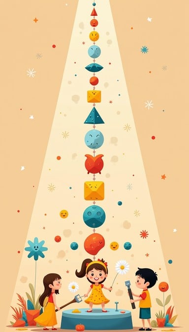 Free Magical Learning Tower Image - Educational, Geometric, Whimsical ...