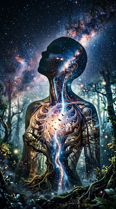 Free Cosmic Soul Connection Image - Surreal, Portrait, Silhouette ...