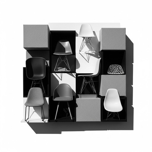 Free Geometric Chair Array Image - Chairs, Minimal, Geometric ...