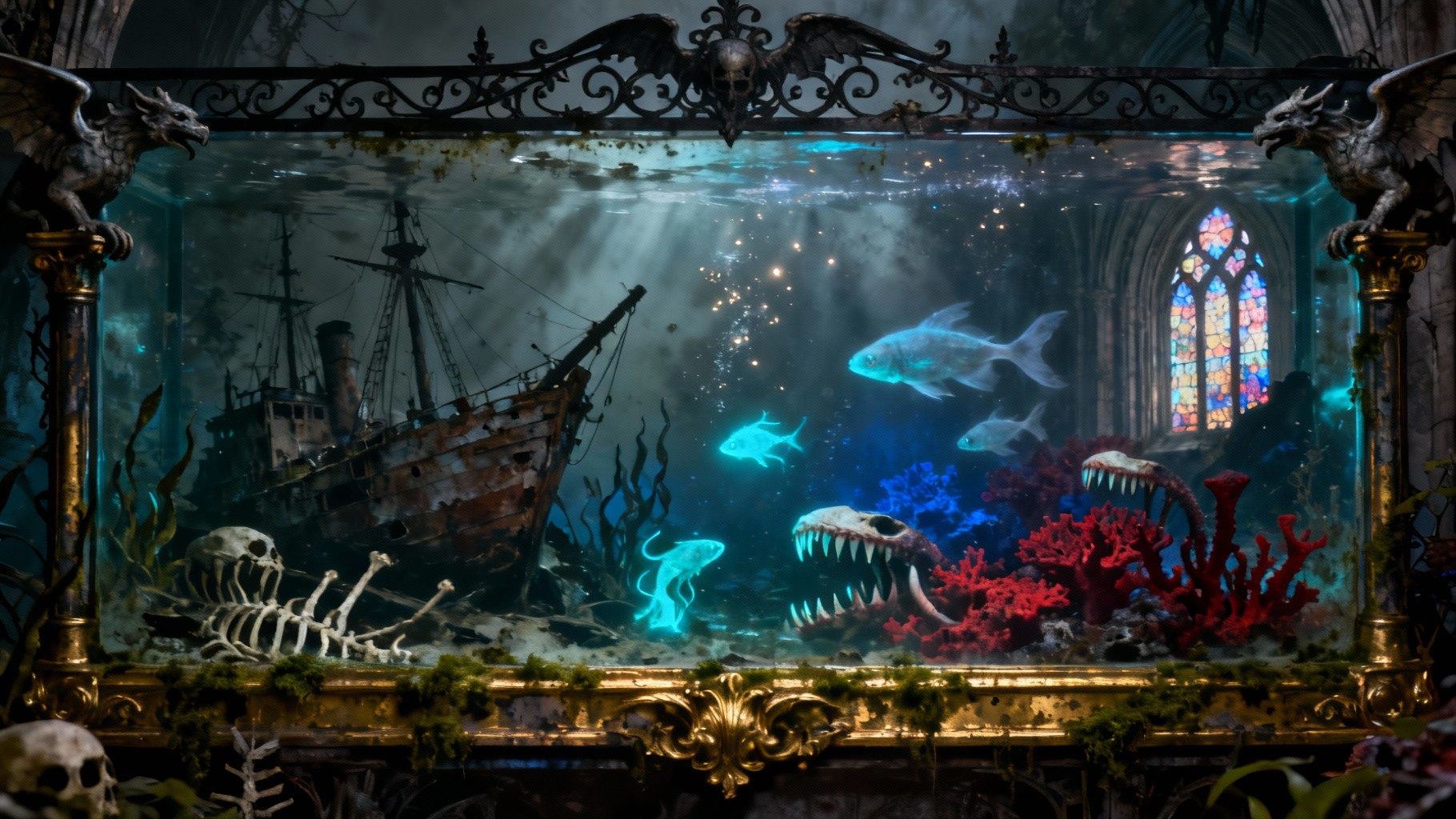 Free Gothic Aquarium Nightmares Photo - Gothic, Aquarium, Victorian ...