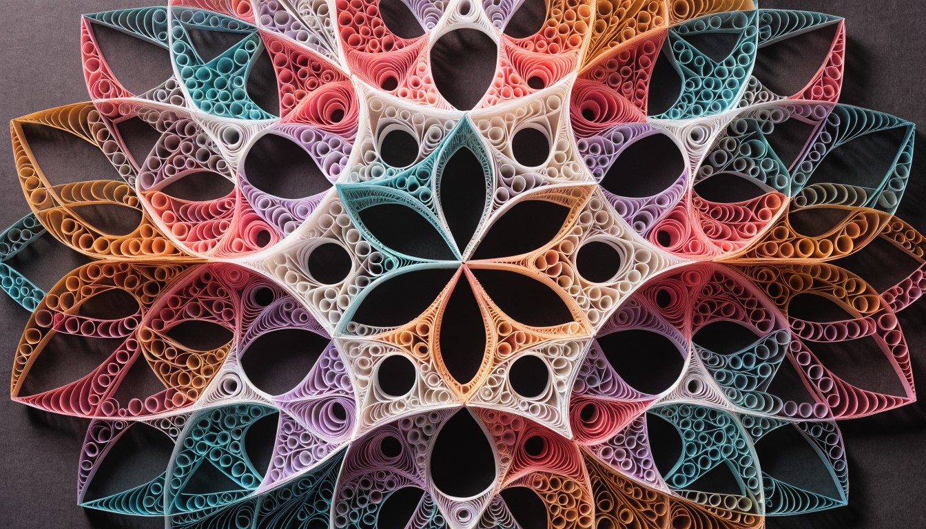Free Geometric Paper Masterpiece Image - Quilling, Paper, Geometric ...