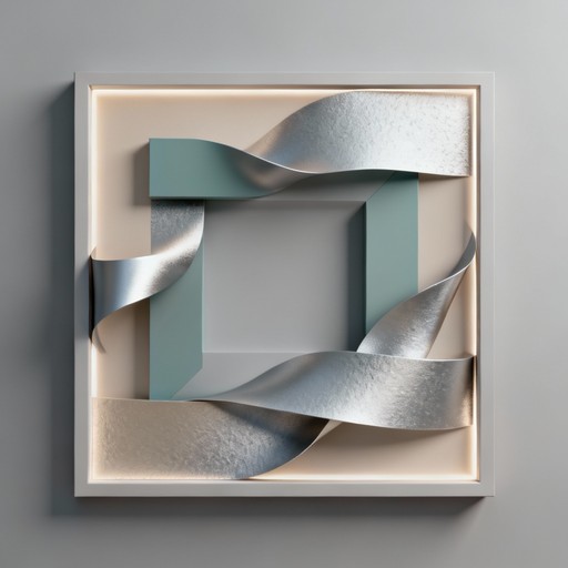 Geometric Ribbon Shape Free Flowing Geometric Ribbons Image - Geometric, Abstract, Minimal ...
