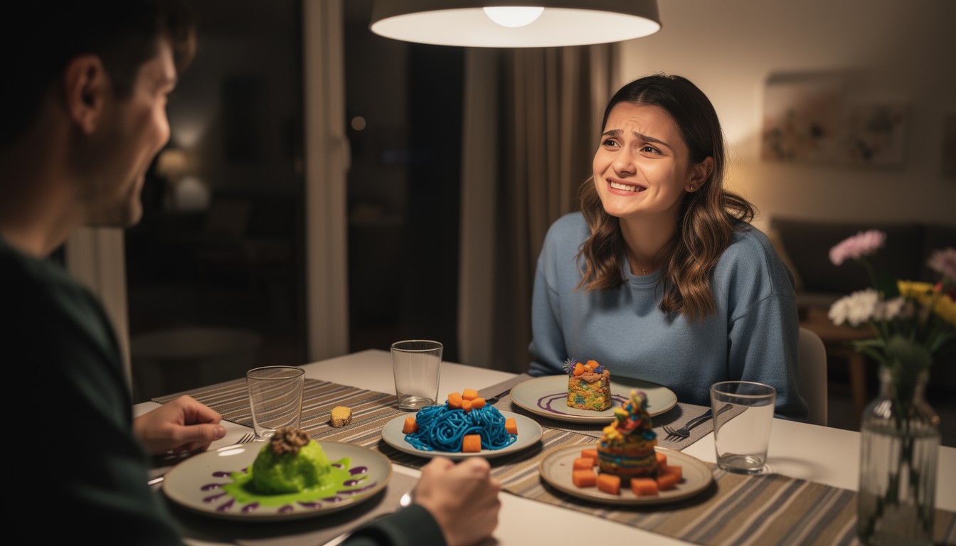Free Dinner Gone Wrong Image - Dinner, Woman, Couple | Download at ...