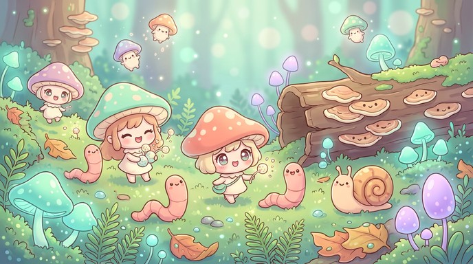 Free Magical Forest Sprites Image - Chibi, Kawaii, Anime | Download at ...
