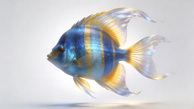 Free Elegant Angelfish Illustration Image - Angelfish, Fish, Tropical ...