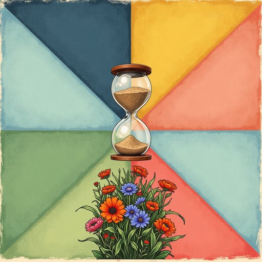 Free Time Blooms Beauty Image - Hourglass, Flowers, Time | Download at ...