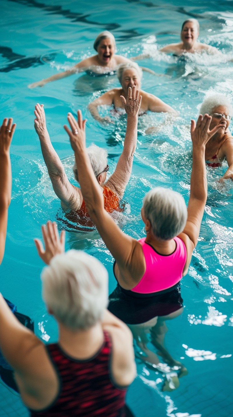 Free Aquatic Exercise Class Image - Seniors, Swimming, Exercise ...