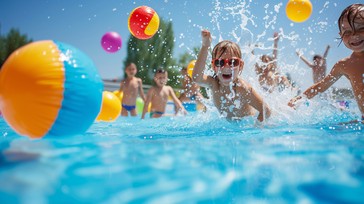 Free Summer Pool Fun Image - Summer, Pool, Children | Download at StockCake