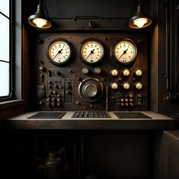Download Vintage Control Panel Image - Vintage, Industrial, Steampunk ...