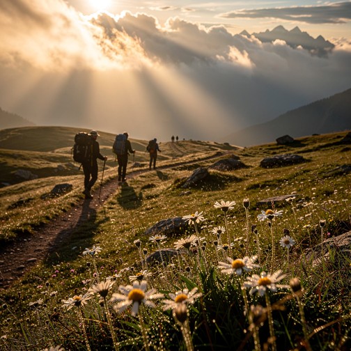 Free Mountain Morning Adventure Image - Mountain, Hiking, Adventure ...