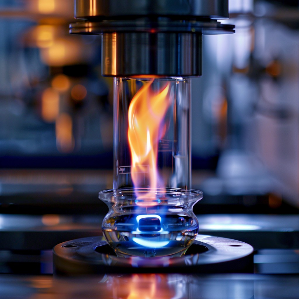 Download Intense Flame Reaction Image - Laboratory, Flame, Chemical ...
