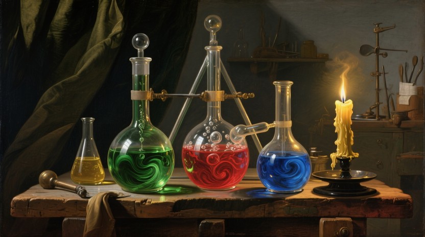 Free Alchemist's Colored Elixirs Image | Download at StockCake