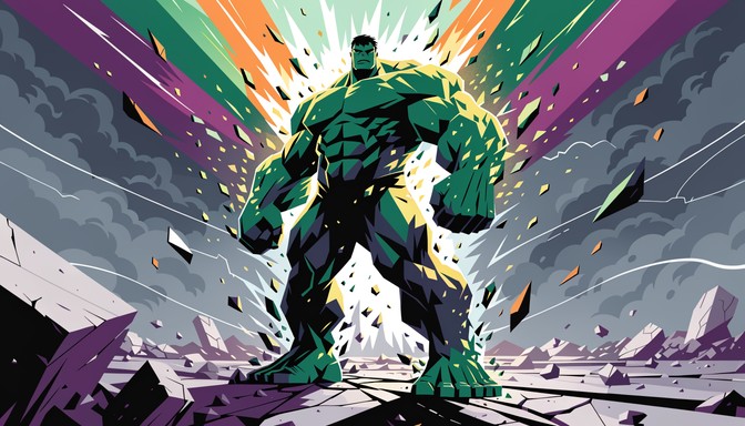 Free Hulk Transformation Power Image - Hulk, Superhero, Geometric ...