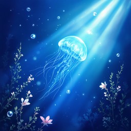 Free Glowing Jellyfish Dance Image - Jellyfish, Underwater, Ocean ...