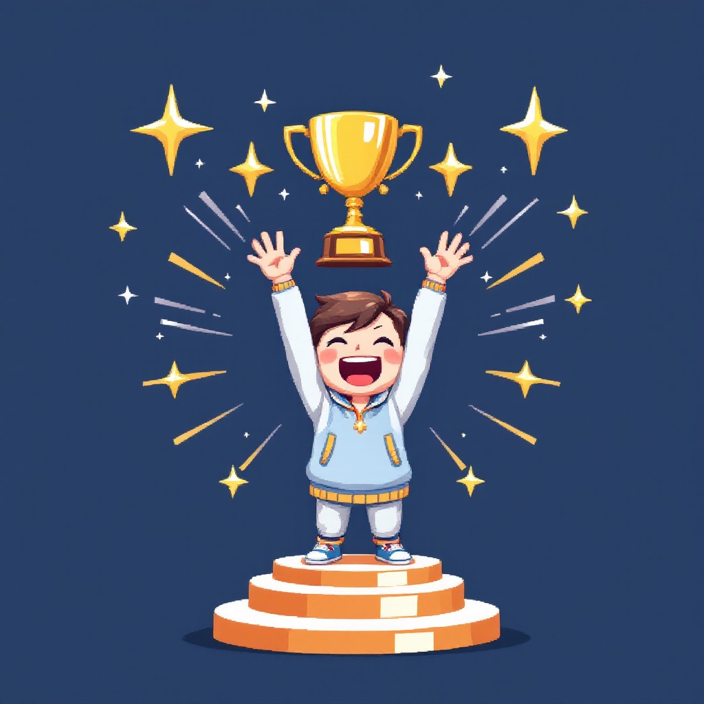 Free Victory Pixel Champion Image - Pixel, Victory, Trophy | Download ...