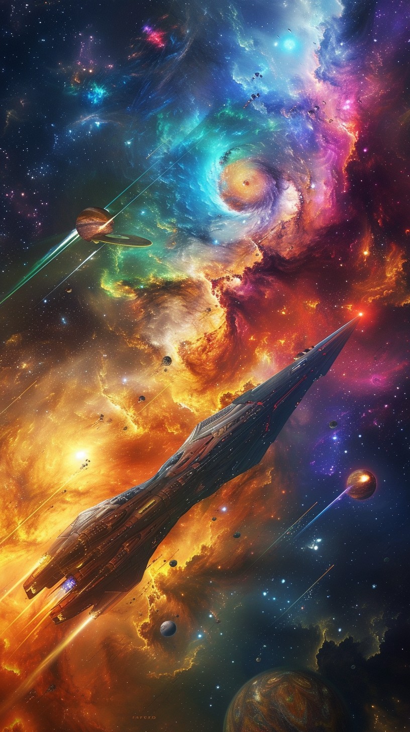 Free Cosmic Voyage Illustrated Image - Space, Cosmos, Nebula | Download ...