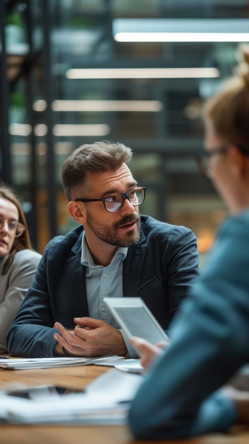 Free Focused Business Discussion Image - Business, Meeting ...
